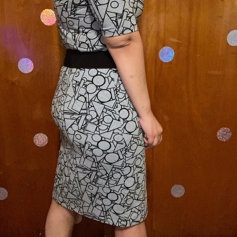Geometric Lularoe Julia Dress
